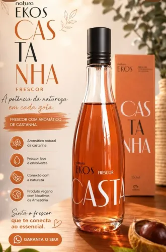 Natura Colônia Ekos  Castanha 150ml