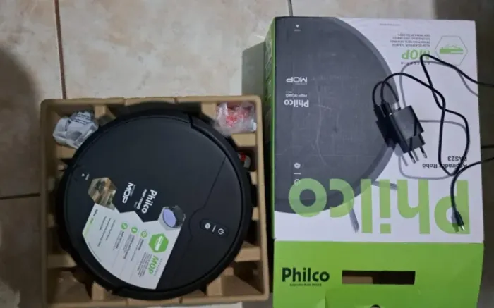 Aspirador Robô Philco PAS23 Bivolt + Mop | Poucos Meses de Uso | Caixa, NF e Acessórios