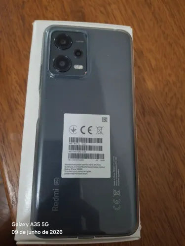 Vendo Note 12 5G 128GB 4 ram com caixa nota fiscal 03 mês de uso