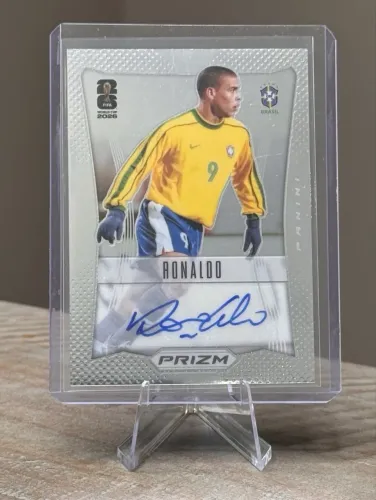 Ronaldo Fenômeno R9 Autógrafo Original Panini Prizm Copa 2026