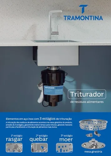 Triturador de alimentos Tramontina