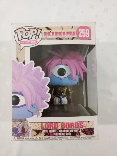 Funko Pop Lord Boros 259 One Punch Man Caixa Desbotada Raro