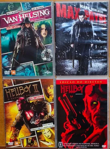 Lote com 4 DVDs Edições Especiais 