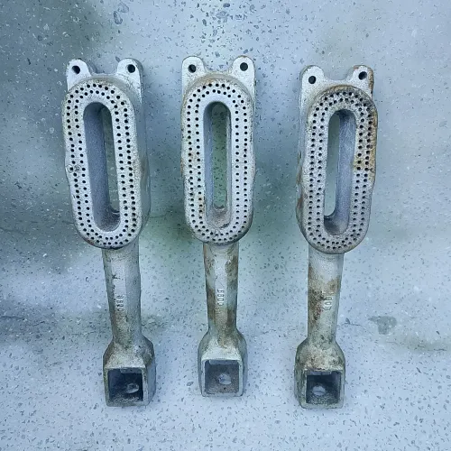 Lote 3 Queimadores Ferro Fundido Fogão Industrial - Peças de Reposição - Usados