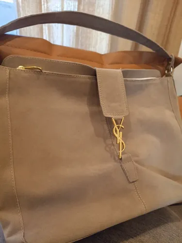 Bolsa camurça yves saint laurent / linha Premium