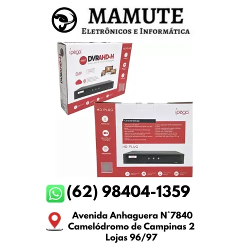 DVR Ípega KP-CA231 8 Canais Transmissão até 500m HD 1080p BNC P4
