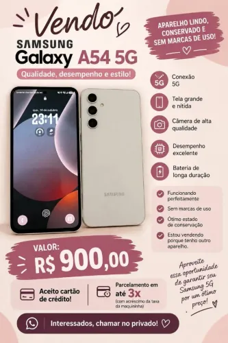 Vendo smartphone Samsung A54 5G