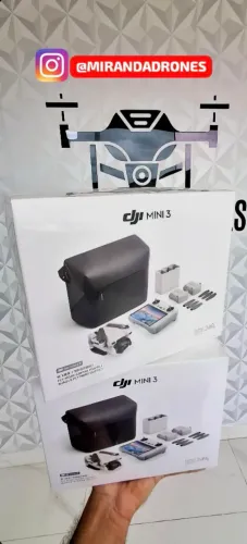 DJI MINI 3 FLY MORE COMBO (COM TELA) LACRADOS 1 ANO DE GARANTIA NACIONAL, ANATEL.