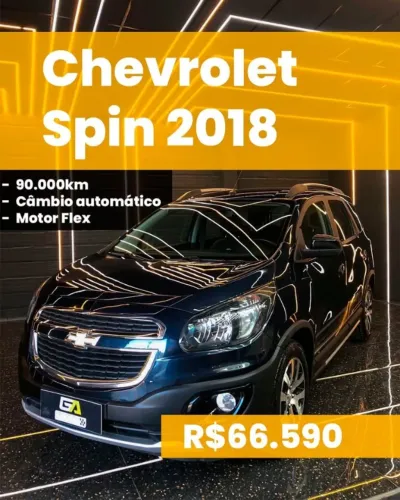 Chevrolet Spin Activ 1.8 8V Econo. Flex 5P Aut. 2018