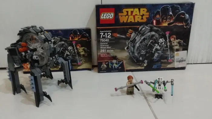 Lego Star Wars General Grievous Wheel Bike Set Completo