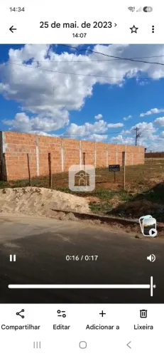 Terreno á venda no Residencial Lago Azul