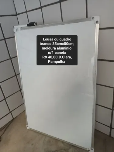 Lousa ou quadro branco com 1 caneta