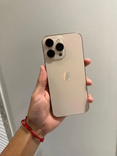 iPhone 16 Pro Max Desert - 91% Bateria - Impecável - Capa + Película