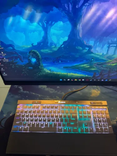 Tecla o mecânico K70 corsair RGB