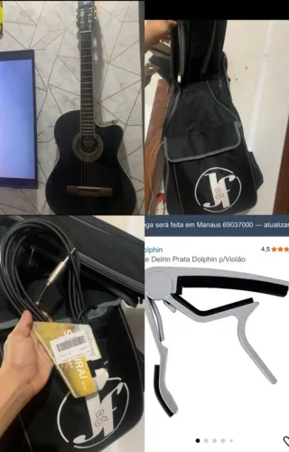 Violão de 450 reais