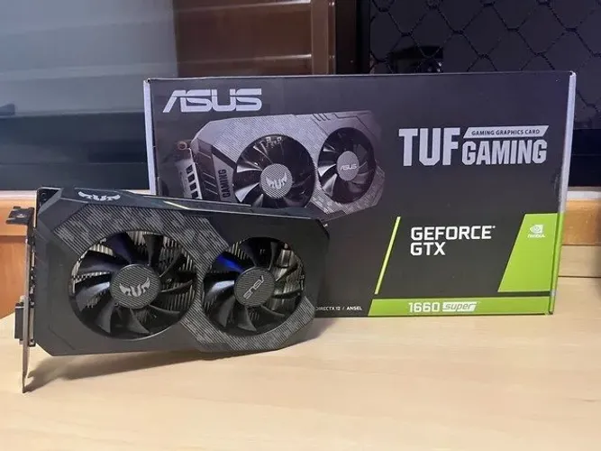 ASUS TUF GTX 1660 SUPER 6GB GDDR6 DLSS + Garantia ! Quase 2060!!