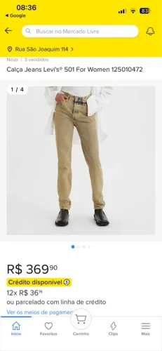 Calça Jeans Levi?s feminina - Nunca usada 