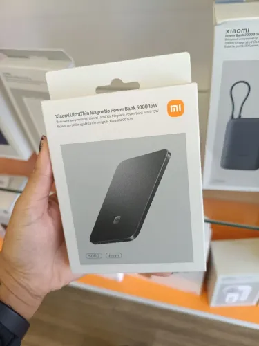 Xiaomi UltraThin Magnetic Power Bank 5.000mAh 15W Original Lacrado 