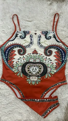 Body estampa indiana