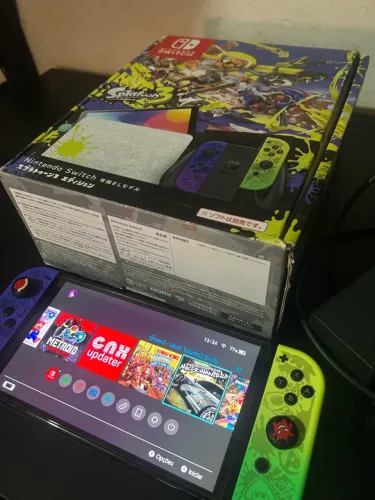 Nintendo switch Oled Splatoon Desbloqueado 128GB