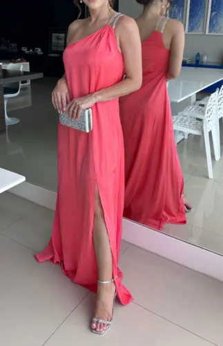 Vestido rosa casamento