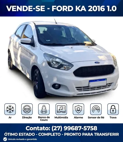 Ford KA 1.0 Se/se Plus Tivct Flex 5P 2016