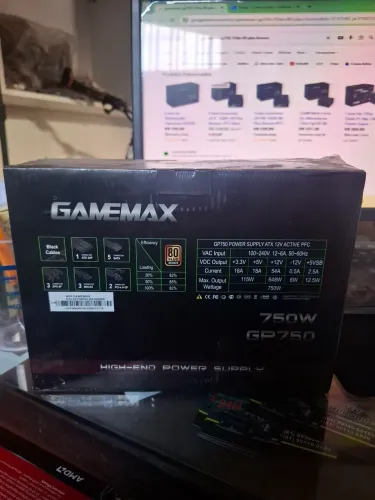 Gamemax 750w 80 plus bronze