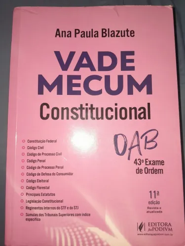 Vadem Mecum Constitucional exame da ordem