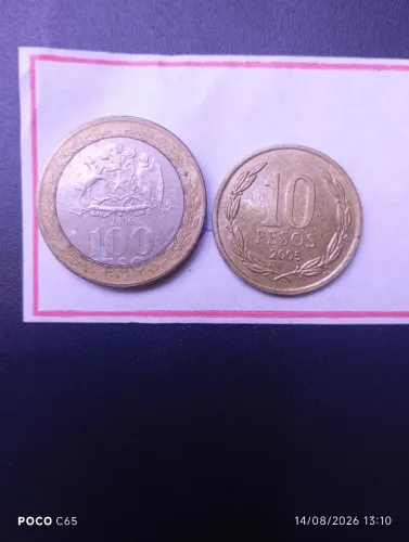 Moedas antigas peso