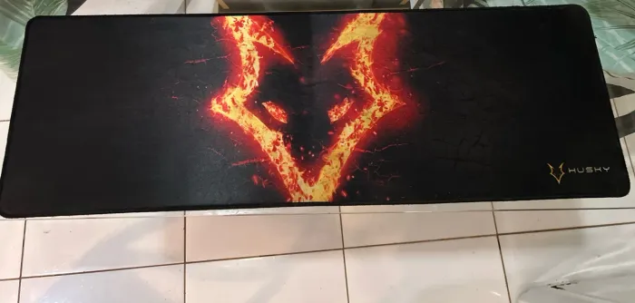 Mousepad Gamer Extra Grande Husky Storm Fire Speed 900x290mm