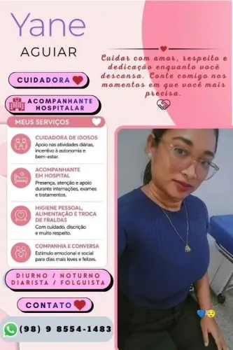 Acompanhante e Cuidadora de idosos