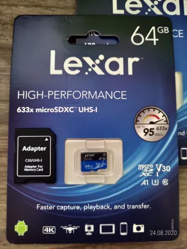 Cartão de Memória Lexar 64gb Novo Lacrado