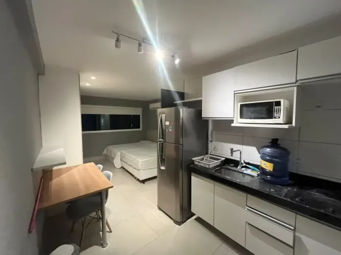 Studio Mobiliado na Ilha do Leite com 28m². Edf. Beach Class.