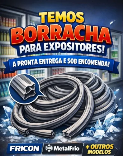 Gaxeta de vedação para expositor