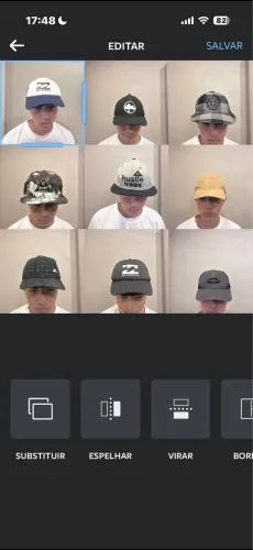 Boné originais usados em perfeito estado, verificar valor de cada 