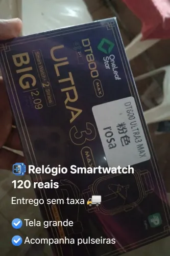Relógio smartwatch