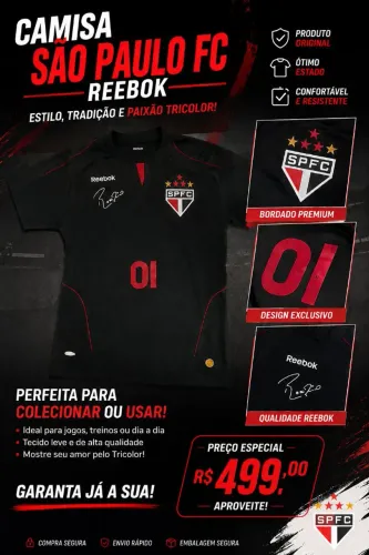 Camisa OFICIAL são Paulo futebol clube 2010.
