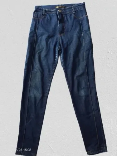 Calça Vortex Jeans Azul Escuro Feminina n° 42