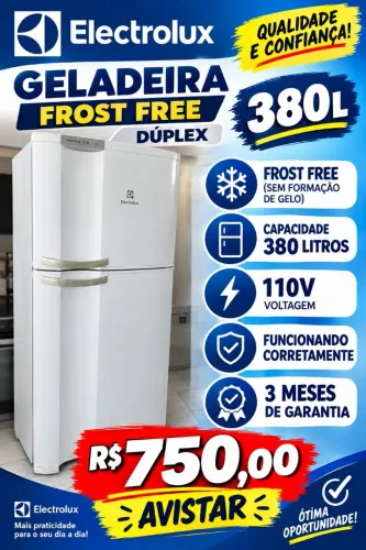 Geladeira Electrolux frost free 380L
