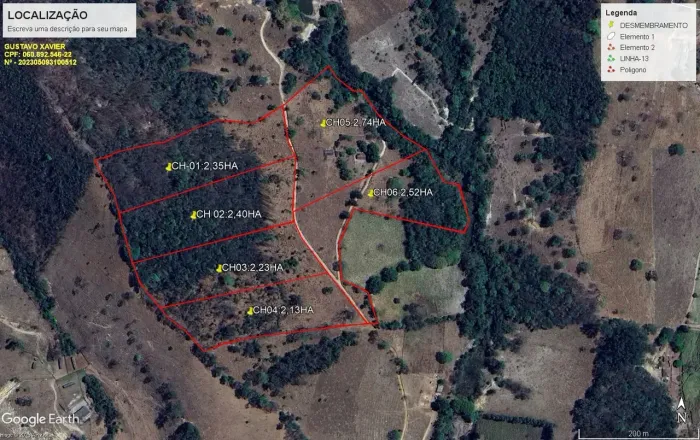 Imóvel para venda tem 23500 metros quadrados em Zona Rural - Florestal - MG