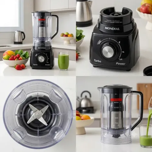 Liquidificador mondial semi-novo