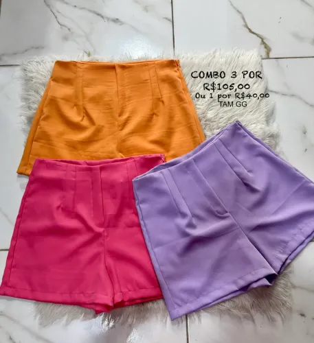 COMBO 3 SHORT ALFAIATARIA