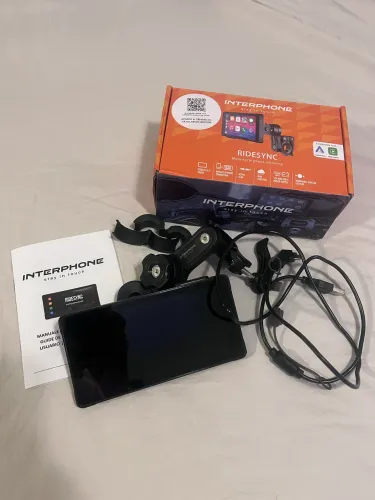 GPS CarPlay e AndroidAuto Interphone Ridesync