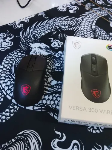 Mouse Gamer MSI Versa 300, 8000 DPI, Wireless, Bluetooth, NOVO