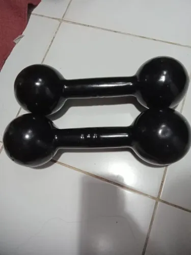 Halteres de 10 kg emborrachado 