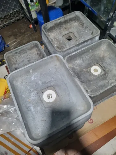 Pias de concreto
