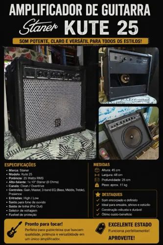 Amplificador de guitarra Staner