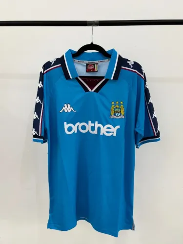 Camisa do Manchester City retrô 97/99 - Tamanho G