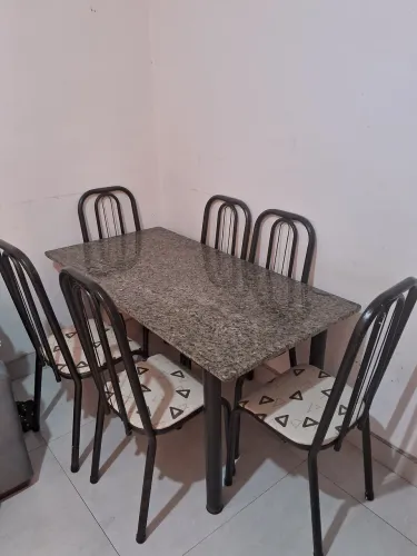 MESA DE GRANITO 6 LUGARES