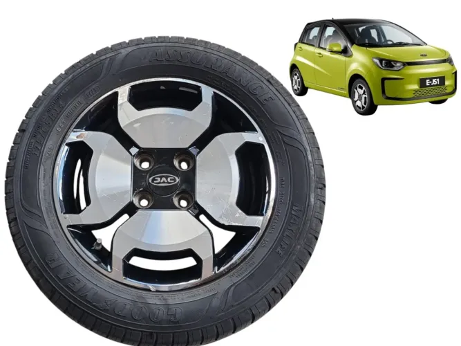 Roda C/ Pneu 175/65r14 Ar0 14 Jac E-js1 2023 Original 